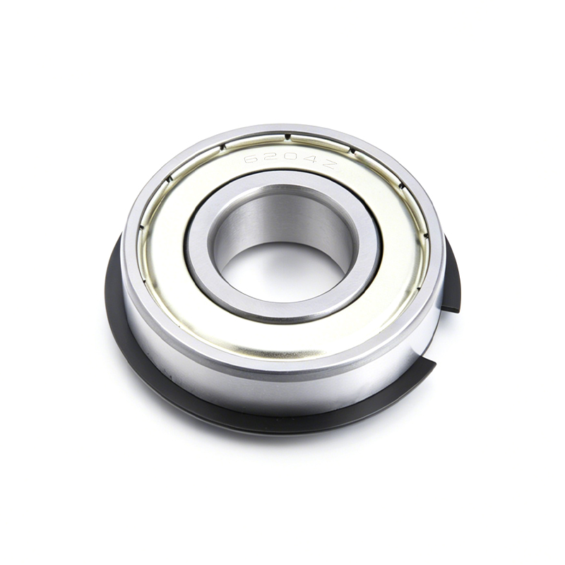 Il cuscinetto a sfere 6204ZZNR è a doppia schermatura con un anello elastico e offre prestazioni di livello industriale